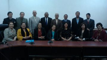 Directorio del Colegio de Profesionales en Ciencias Internacionales 2018 – 2019 presidido por la Dra. Gioconda Saltos Saltos